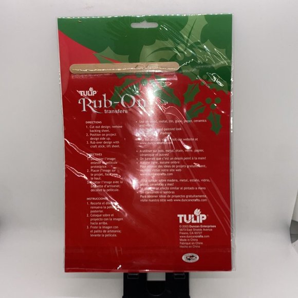 Tulip Rub-on Transfers Christmas Holiday Gorgeous Angels MPD 329 - Picture 2 of 10